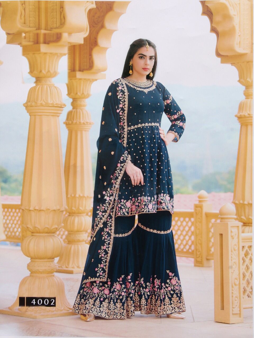 R Zaraa New Wedding Wear Heavy Georgette With Embroidery Salwar Kameez Collection